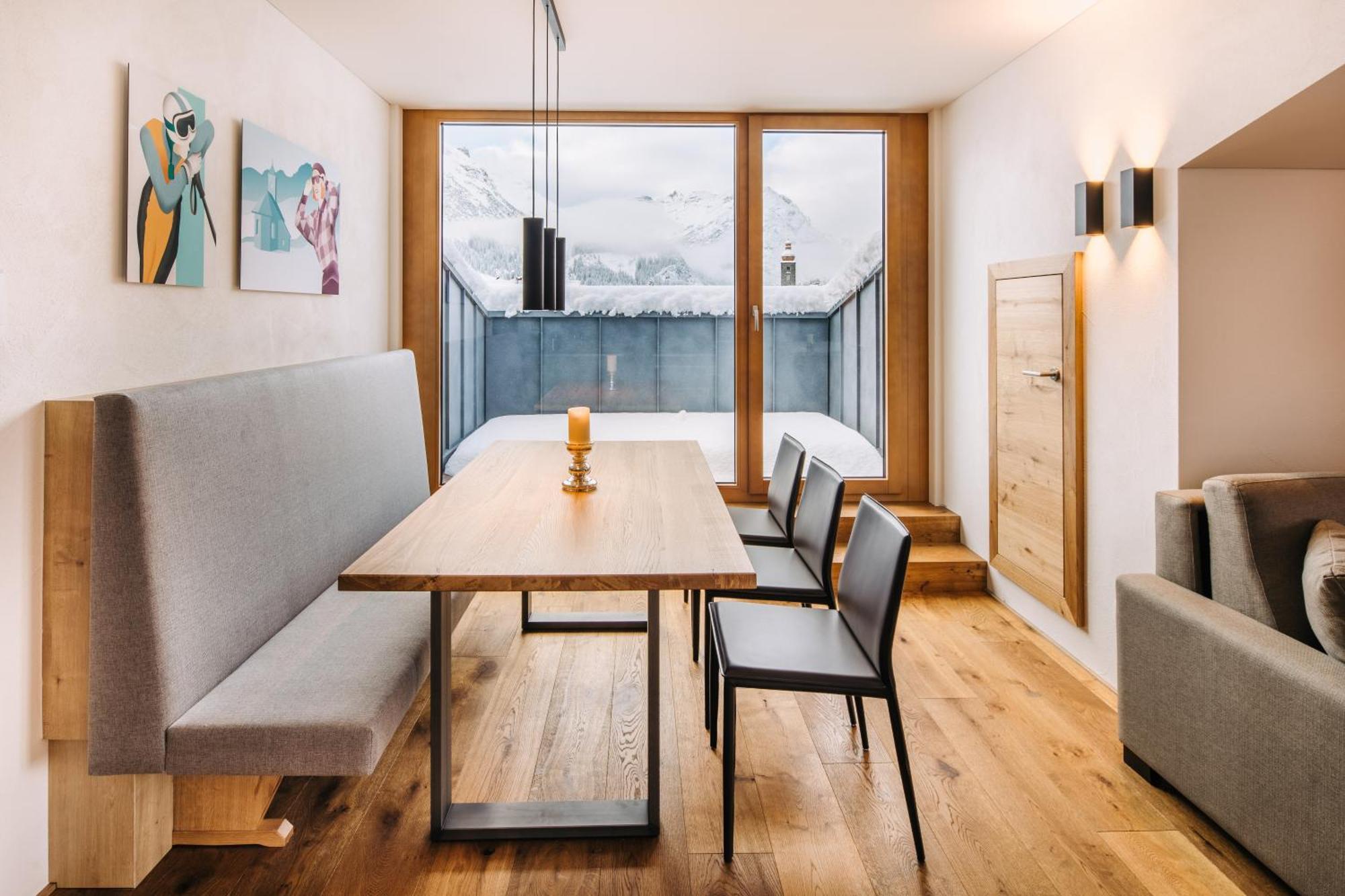 Fernsicht Alpen-Apartments เลคอัมอาร์ลแบร์ก ห้อง รูปภาพ
